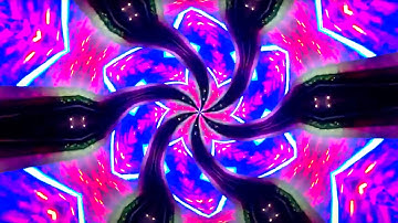 KALEIDOSCOPE VJ LOOP VJ LOOPS Disco Light Club Visual Abstract DJ Effects Background Art Motion