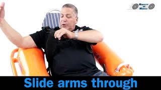 Mobi-Chair Training Video Mobi Chair Floating Beach Wheelchair Set Up Instructions Push Mobility