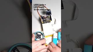 I programmed pong on an oled screen with #lego #SPIKEPrime!