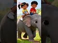 വലിയ ആന പാട്ട് - Big Big Elephant Song | Malayalam Nursery Rhymes for Kids | Galatta Kids | Shorts