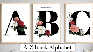 Bloxburg/Roblox || A-Z Black Alphabet Decals Id || roblox2021 Bloxburg/Roblox || A-Z Black Alphabet Decals Id || roblox2021