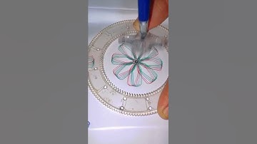 Colourful spirograph drawing 👍🏻👍🏻👍🏻🤗🤗#spirograph #art #shorts