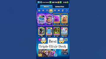 best triple elixir deck 🤯 | clash royale | #shorts #clashroyale #viralvideo