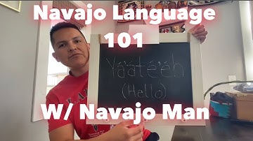 Navajo Language 101 W/ Navajo Man