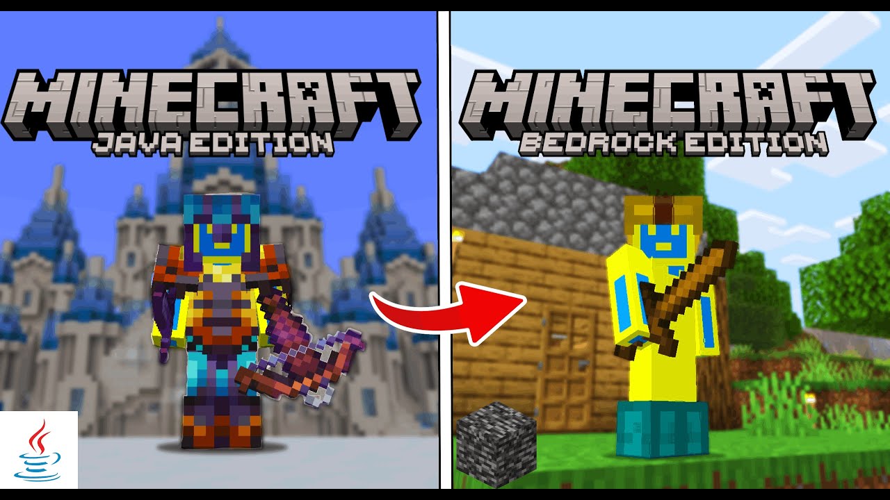 Playing Minecraft Bedrock For The First Time - YouTube