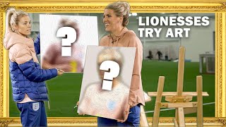 "WHAT HAVE YOU DONE WITH MY HEAD!" | Bright v Daly Lionesses Art Challenge | Lionesses Try, Art