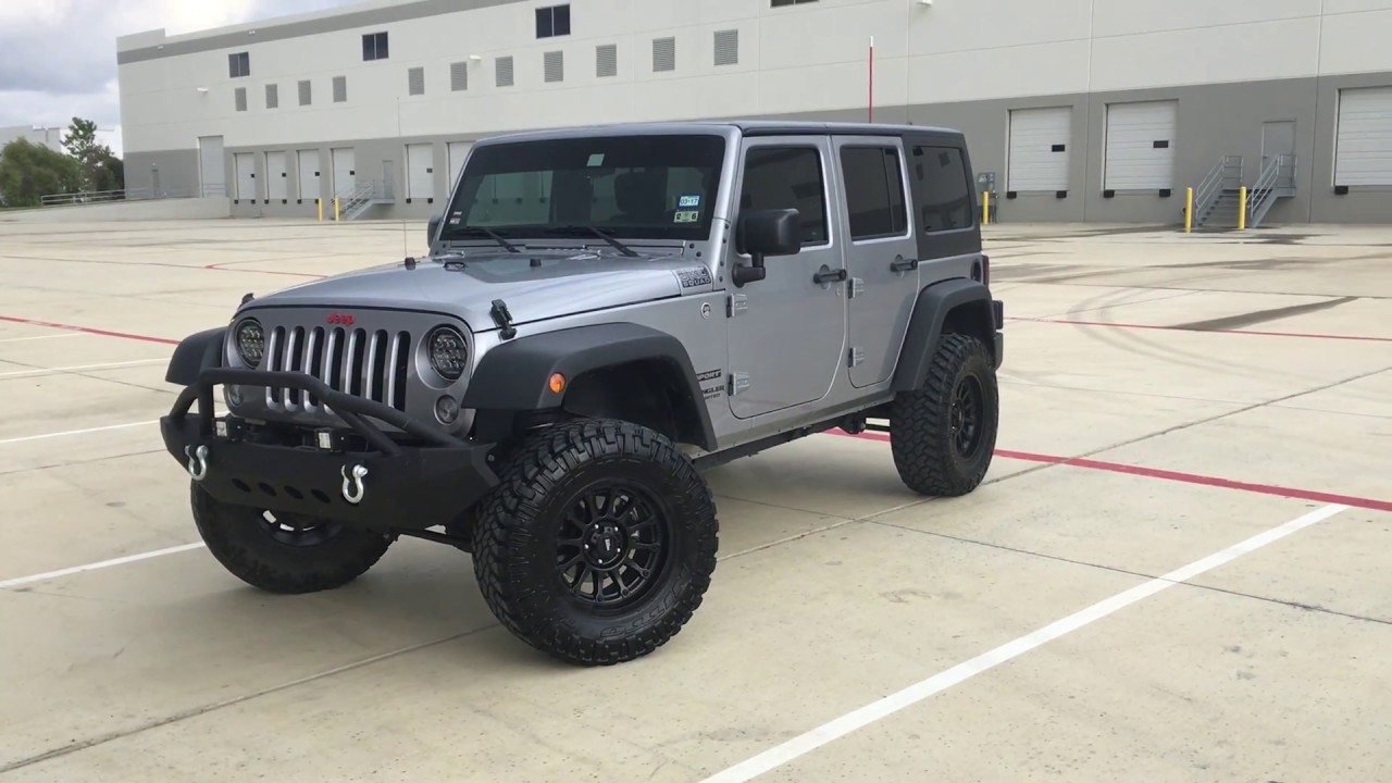 Lifted 2015 Jeep Wrangler Unlimited Walkaround - YouTube