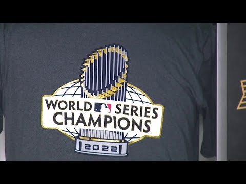 2022 World Series: Houston Astros unveil new Gold Rush collection,  available for fans to purchase at Gold Rush event on March 22 - ABC13  Houston