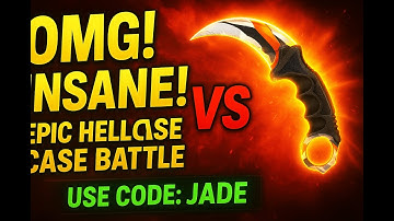 Epic Hellcase Case Battle – You Won’t Believe This Ending! use code: jade