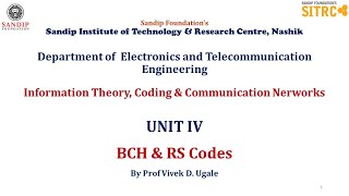 BCH & RS Code Part 8 Numerical on Decoding of BCH Code with tc=3