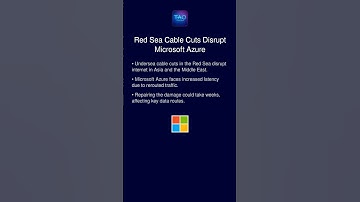 Red Sea Cable Cuts Disrupt Microsoft Azure