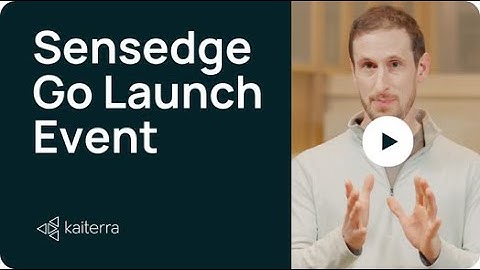 Kaiterra Air Quality Monitor Launch | Introducing the Sensedge Go