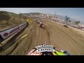 GoPro HD: Justin Barcia Lap 1 Moto 2 - Glen Helen MX Lucas Oil Pro Motocross Championship 2014