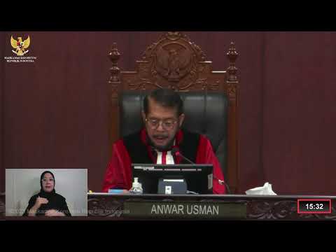 Sidang Pengucapan Putusan. Rabu, 30 Agustus 2023.