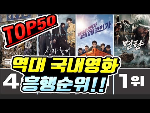   2020 역대 국내영화 순위 TOP 50 아직 못 본 영화가 있다면 참고하세요