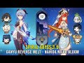 C0 Ganyu Reverse Melt and C0 Nahida Nilou Bloom - Genshin Impact Abyss 3.5 - Floor 12 9 Stars