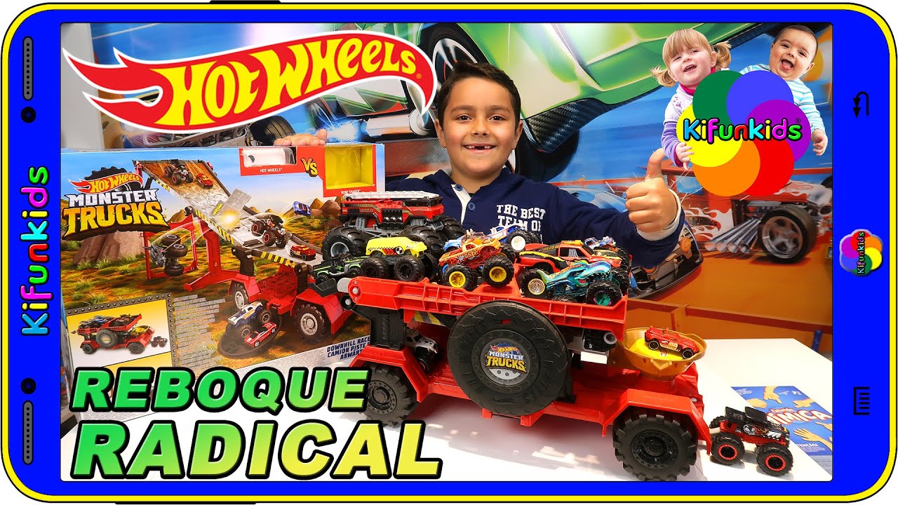 Pista Hot Wheels Monster Lançadores Radicais