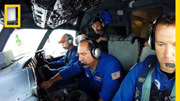 Watch Daredevils Fly Into a Hurricane for Science | National Geographic
