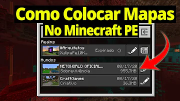 Como instalar um mapa no MCPE?