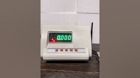 Wifi Ethernet Weighing Scale Data Transfer to Network IP address