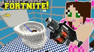 Minecraft: GIANT TOILET - FORTNITE BATTLE ROYALE - Modded Mini-Game