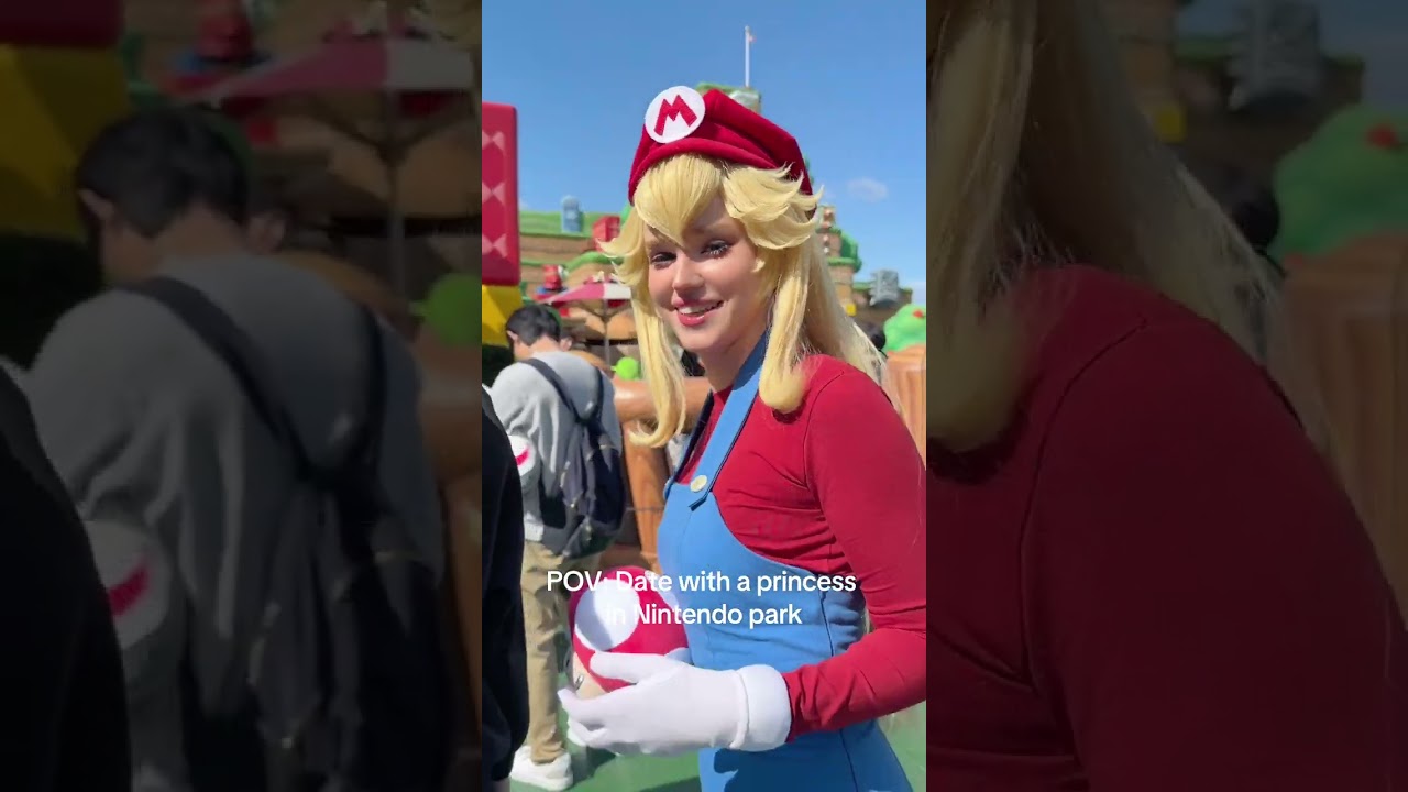 Would you go? #cosplay #mario #nintendo #princesspeach