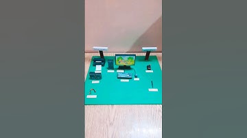 Computer 🖥  //@ Input and Output Devices School Project Model #short