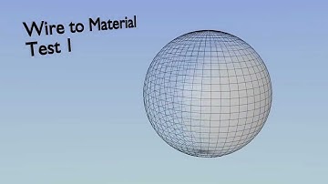 Blender - Wireframe to Material
