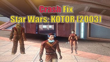 How to fix crashes and movement of characters in Star Wars: Knights of the Old Republic (2003) [GOG]
