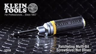 Ratcheting Multi-Bit Screwdriver/Nut Driver