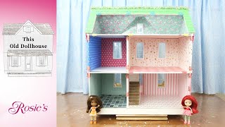 Wallpaper and Flooring: This Old Dollhouse A Part 4