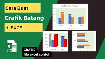 Cara Membuat Grafik Batang di Excel Berbagai variasi Banyak Data