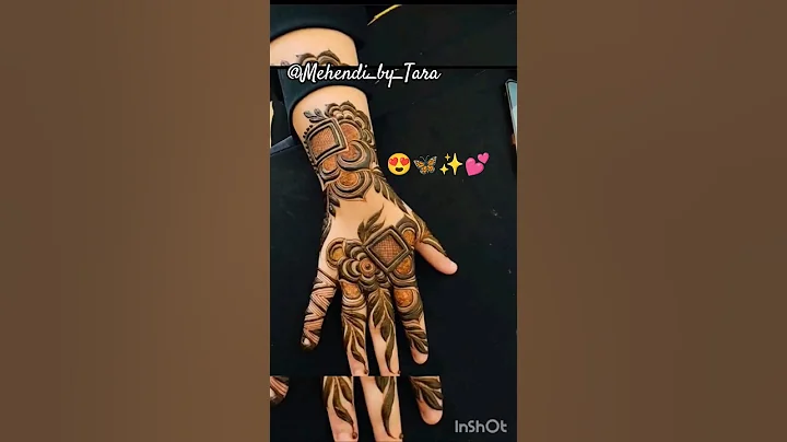 Bold Khafeef Mehndi Designs😍💕Latest Unique Backhand Dubai Patches Bridal Henna#mehndi#ytshorts#viral