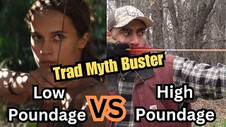 Myth Buster: Low VS Heavy Poundage Bows…