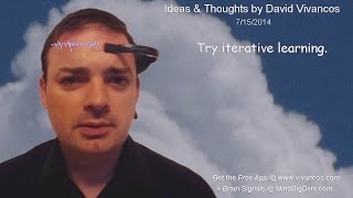 July 15th 2014 Idea, Try iterative learning.