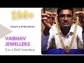 5 in 1 Gold Jewellery by Vaibhav Jewellers | Vaddanam, Haram, Necklace, Baju Bandh | Jewelry designs