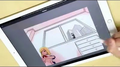 Using materials to add details to a background MediBang Paint