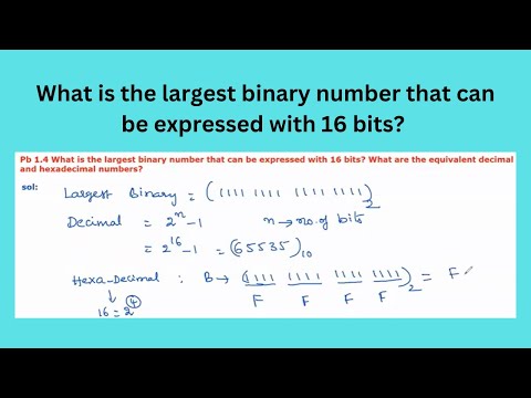 Video: Hex este pe 16 biți?