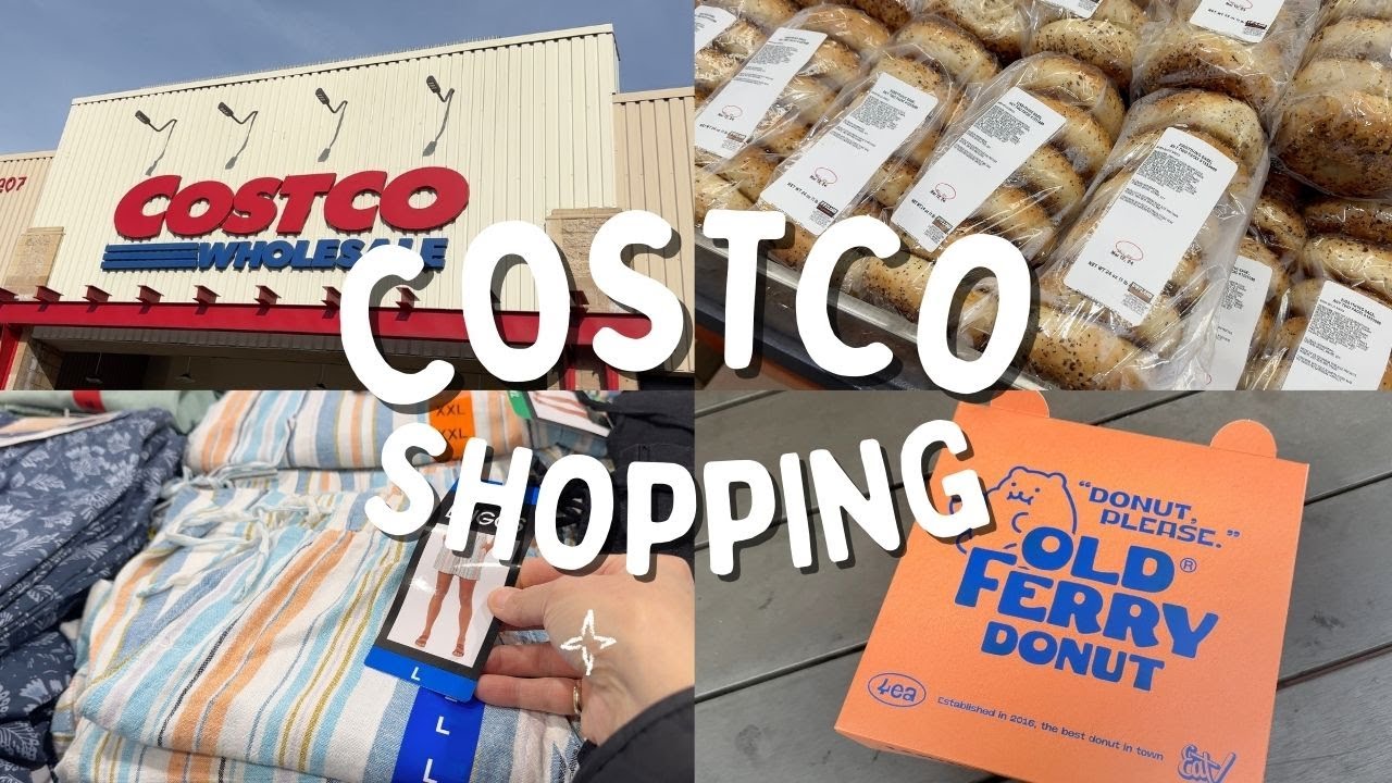 Costco Haul Tempura Shrimp 🍤 Real Crab Meat 🦀 Donuts 🍩 Briggs Women's