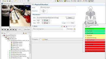 AVIX Ergo guide - improv ergonomics at the workplace through evaluation of a video