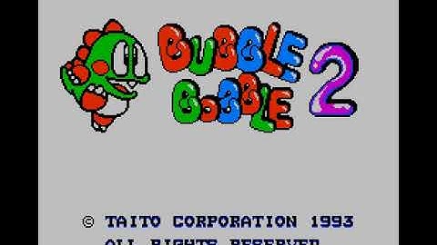 Bubble Bobble 2 Japan intro - Nintendo Entertainment System (NES)