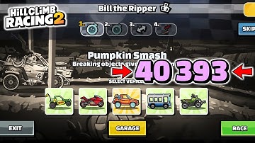 Hill Climb Racing 2 - 40k in BILL THE RIPPER New Team Event