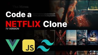 Netflix Clone TV VERSION with Vue JS, Vue 3, Vite, Tailwind CSS, Pinia, Javascript, HTML