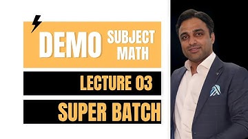 Super Batch | Subject Mathematics | Fractions | Demo Class 03 | By Sir Naeemullah Mahar