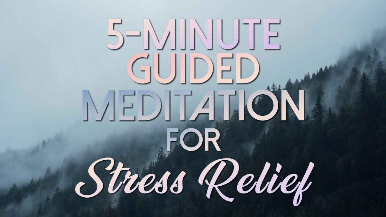 5-Minute Guided Meditation for STRESS RELIEF | Sleep, Relax Your Mind ...