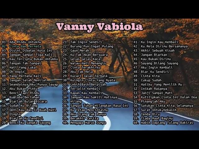 VANNY VABIOLA FULL ALBUM NEW 2021| ADA RINDU UNTUK MU | CINTA DAN PERMATA class=