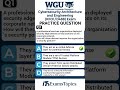 WGU (KFO1/D488) Cybersecurity Architecture and Engineering Exam Questions