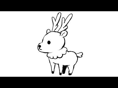 トナカイのイラストの描き方 Youtube