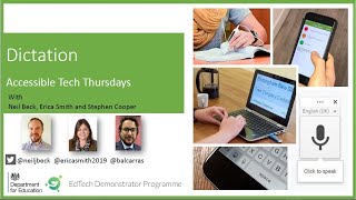 Dictation (Accessible Tech Thursdays)