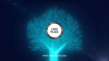 Free High Tech Data Tree AI Business Logo Intro Outro Video Template - FlexClip